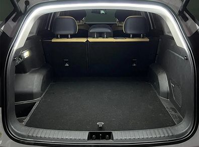 Car Trunk Boot Led Light Strip Waterproof PVC Flexible Ambient Light Strip Automatic On/Off Hidden Installation Universal for Suv/Mpv