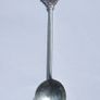 ISCON STEEL (Durgapur, India) - a rare commemorative enamelled silver spoon (c.1956). Hand-made. Image 2