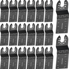20Pcs 35mm Multi Tool Blades Oscillating Saw Wood Cutter Universal Quick Release Accessories Compatible with DeWalt Bosch FEIN Makita Multimaster Dremel (FREE POSTAGE)