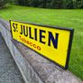 St Julien enamel sign Image 2