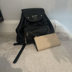 DKNY back pack and wallet