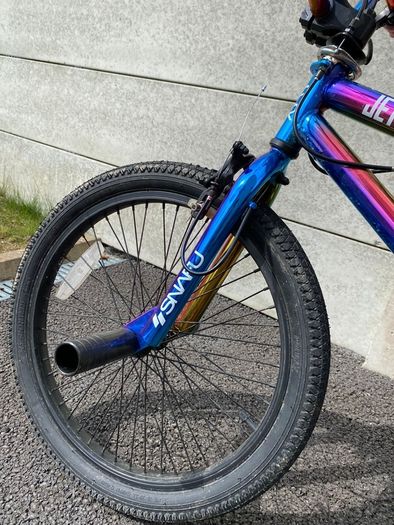 Verve New Chrome BMX bike with 4 stunt pegs. 20inch Bike.