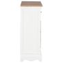 Sideboard White 60x30x80 cm Solid Wood Image 6