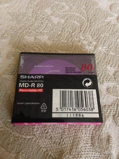 Minidiscs - Sharp 80 Minute Discs.