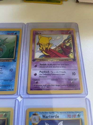 Lot of 9 Vintage Pokemon Cards - Great Condition