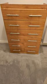 Chest of drawers - channels need fixing