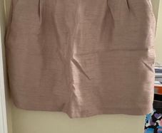 H&M Blush Pink with Shimmer Linen Skirt