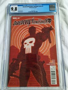 Daredevil / Punisher: Seventh Circle Issue 2 CBCS / CGC 9.8  Certified Graded Comic Framed  DC Marvel