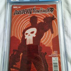 Daredevil / Punisher: Seventh Circle Issue 2 CBCS / CGC 9.8  Certified Graded Comic Framed  DC Marvel