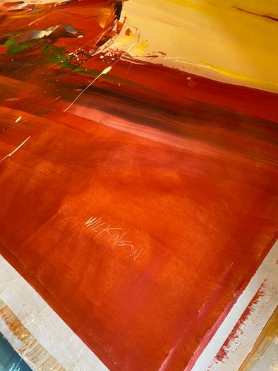 Large Hand Painted Oil on Canvas - Modern Abstract Impressionism