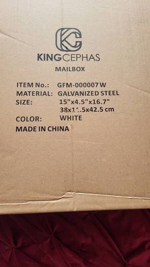 post box brand new boxed