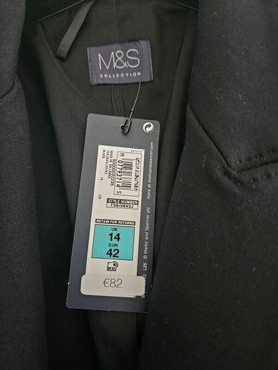 M&S Black Suit Jacket
