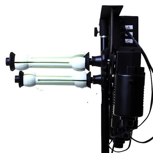 2 x Wall Mounted Motorized Support System Wall or Stand for 2 backgrounds