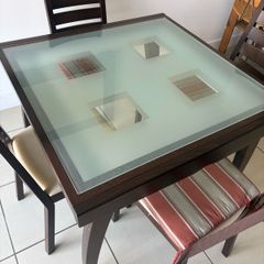 Dining table and chairs