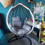 Garden hanging  egg chair max lift 150kg 165 e cash  only Image 2