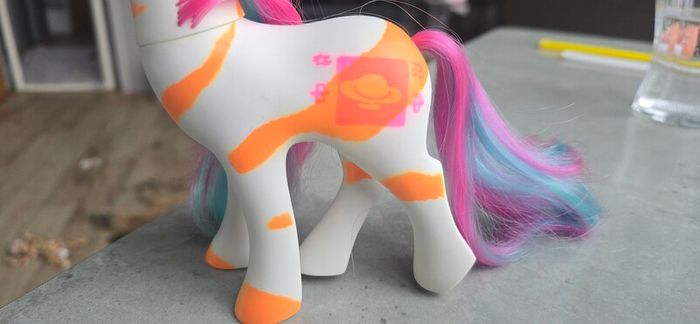 Lovebeam Colorswirl Ponies HTF Rare MLP G1 My Little Pony