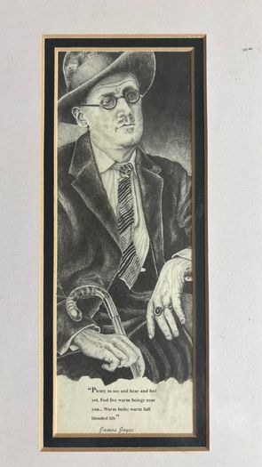 2 x Joyce and Yeats pictures