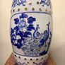 Vintage Chinese Porcelain Garden Stool Handpainted Ceramic Image 5