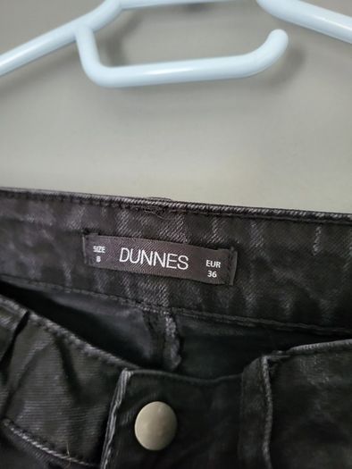 Black jeans mini skirt 36 8 S