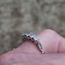 18k Gold and Platinum Diamond Engagement Ring Image 7