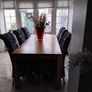 Solid wood table and chairs Image 2