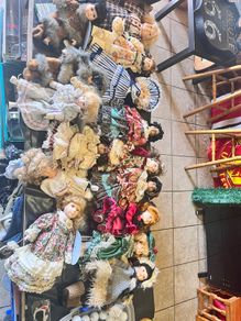 12 porcelain dolls