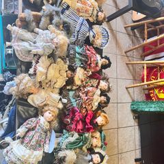 12 porcelain dolls