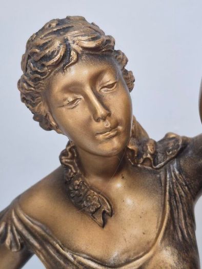 Art Nouveau Nymph Goddess Statue