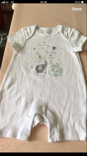 Boys / Girls new never worn  romper suit newborn