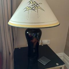Louis Mulcahy Large Irish Pottery Lamp - Original Shade