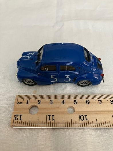 Renault 4CV, 1952 rally model, No.53. By Eligor
