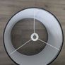 IKEA dark blue velvet ceiling light shade Image 2