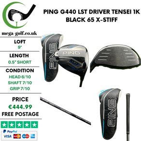 Ping G440 LST Driver / 9 Degree / Tensei 1K Black 65 X-Stiff