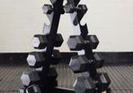 Vertical 6 Pair Dumbbell Storage Rack