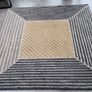 Large Geometric Shaggy / High Pile Rug Image 2
