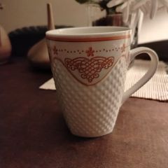 Bona china White cup