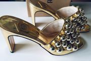 River Island gold Sandals