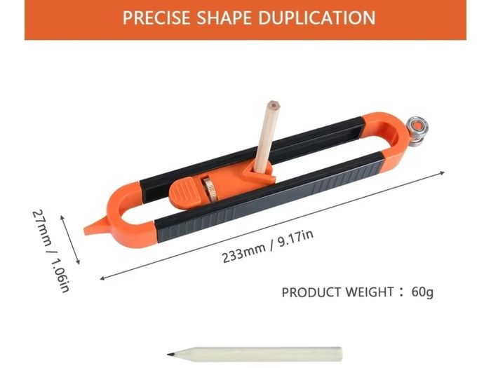 Flintronic Profile Scribing Ruler / Contour Gauge Tool