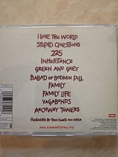 New Model Army CD - Thunder And Consolation