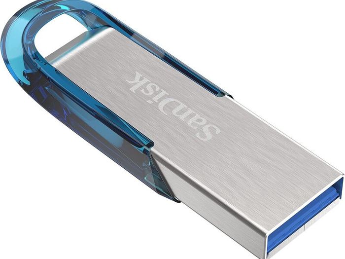 SanDisk Ultra Flair 64 GB USB 3.0 Flash Drive, Upto 150MB/s read - Blue (Pack of 2)