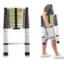 3.8m Aluminium Multi Purpose Telescopic Ladder Extendale Extension Steps New Image 4