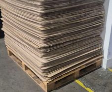 Corrugated cardboard sheets
