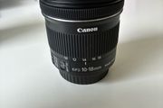 Canon lens 10-18 f/4.5-5.6 IS STM