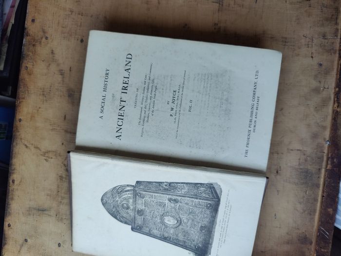 A social History of Ancient Ireland - Two Volumes - First Edition 1903 by PW Joyce