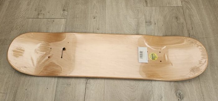 Nervous Brand New RRP50Eur Sp21 Classic Skateboard Deck - Black/Yellow - 8.0