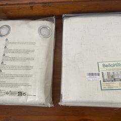 Brand New curtains cream  66 x 90 inch
