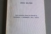 Old Irish schoolbook Ireland Paradise Lost by John Milton Book 1