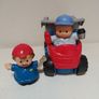 Fisher Price Little People Vintage Dump Truck & Figures Image 3