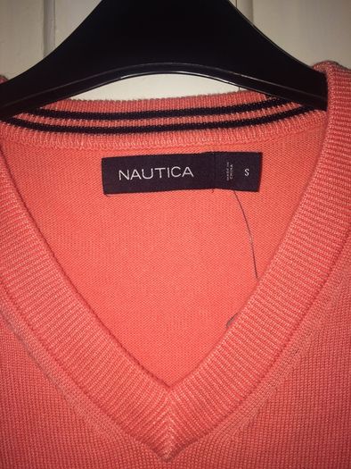 Coral V Neck Men's Jumper BNWT brand new