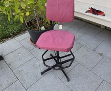 old swivel chair